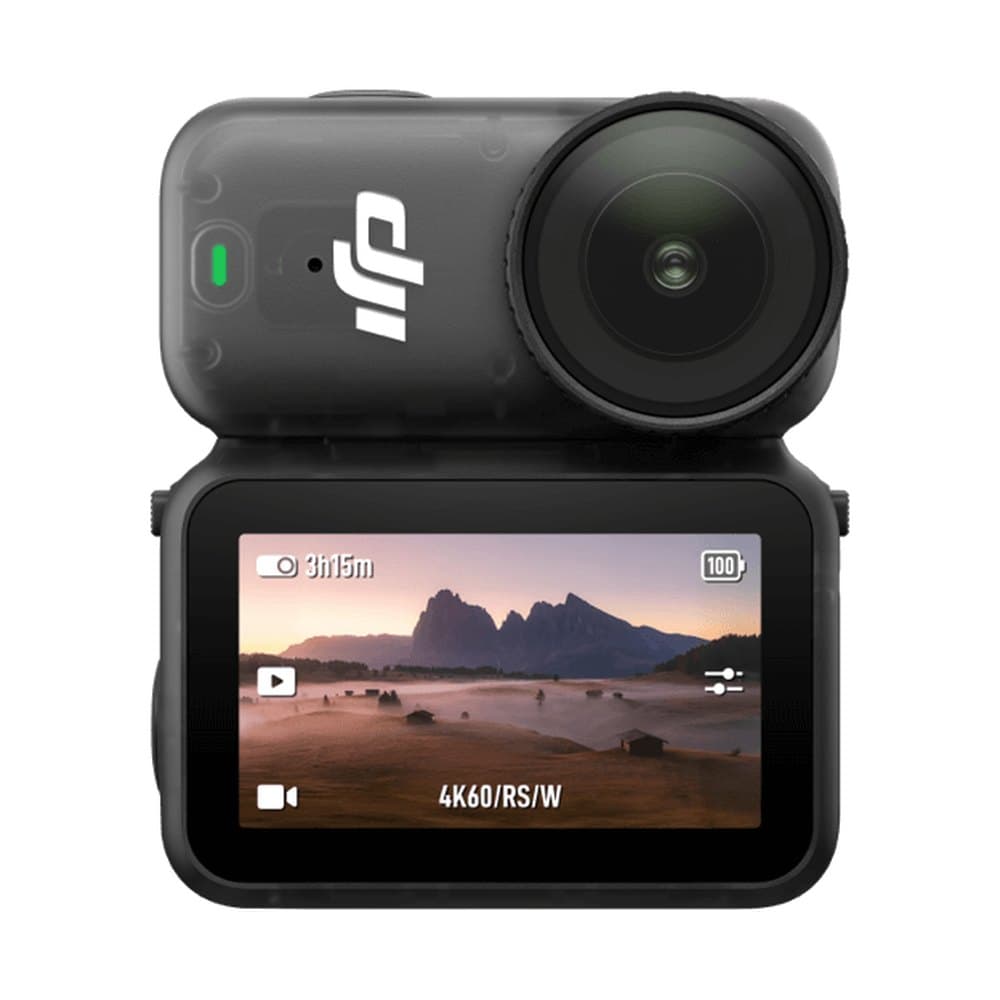 กล้องจิ๋ว DJI Osmo Nano ต่ออยู่กับ Vision Dock ที่มีหน้าจอ